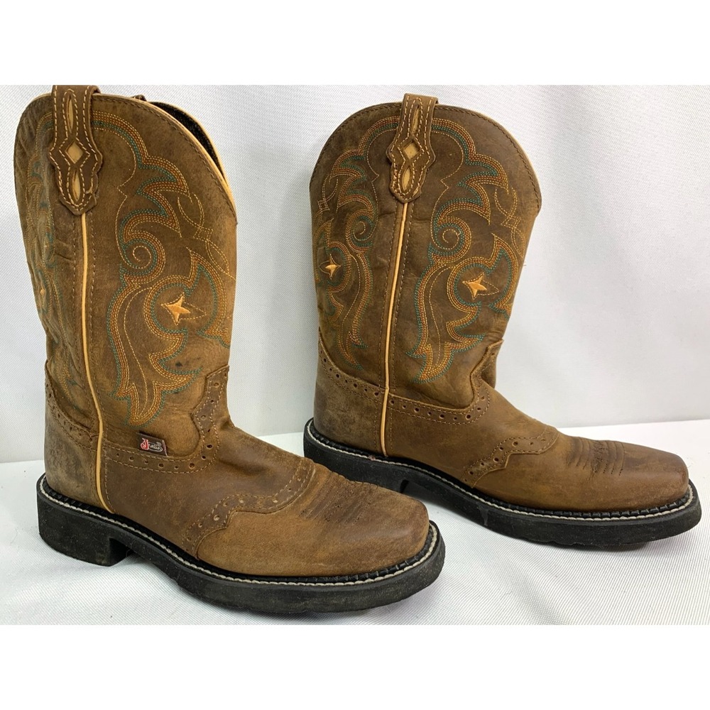 Justin Women's Gypsy Cowboy Cowgirl Western  Work Boots L9969 Size 8 B
